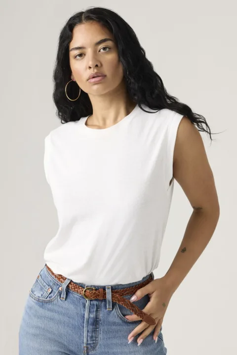 Levi's Débardeur Boxy - Femme - Noir / Anthracite Night - XS