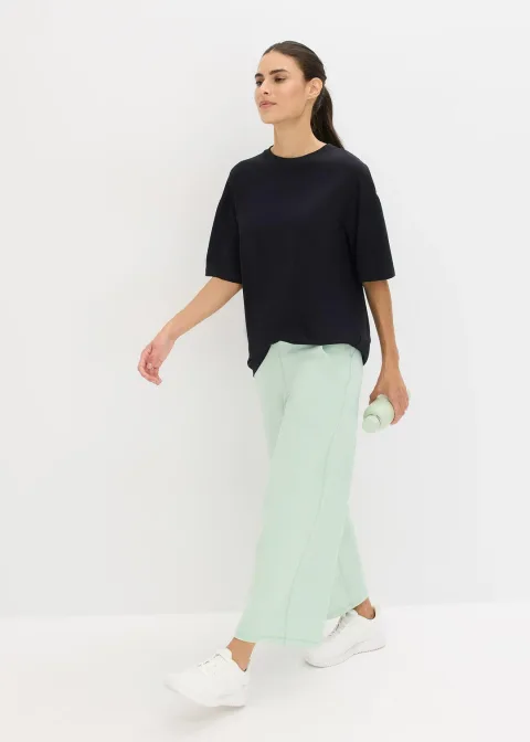 T-shirt de sport oversize avec coton, séchage rapide