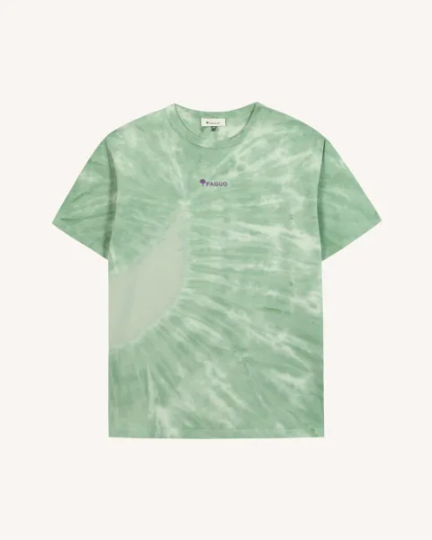 T-shirt tye and dye vert menthe - LUGNY