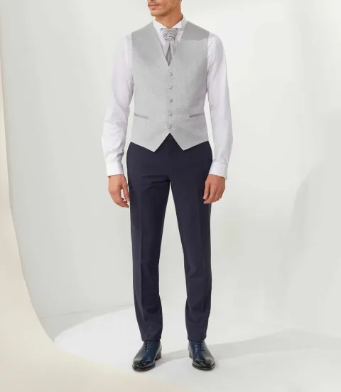 IZAC - Gilet cérémonie gris ''Xong''
