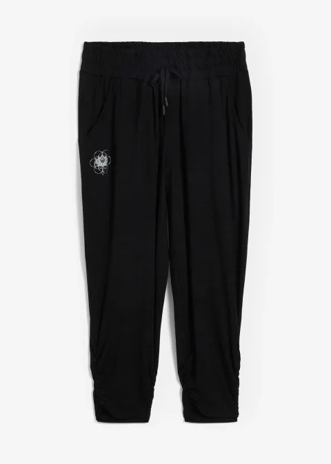 Pantalon sarouel décontracté avec ourlet resserré