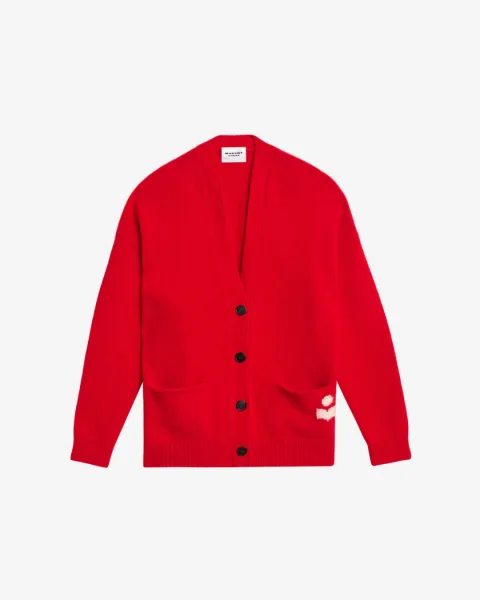 Cardigan Eborah - Femme - Rouge - Taille 40 - Marant Étoile