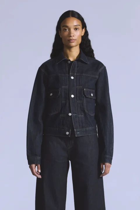 Levi's Veste Trucker Classique Type II - Femme - Bleu / Moj Type 2 Dark Rinse - XS