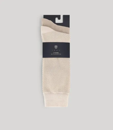 IZAC - Pack de chaussettes écru