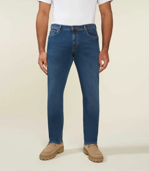 IZAC - Jean straight permanent bleu moyen EDITIONBT