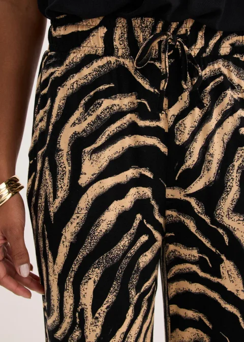 Pantalon fluide en jersey viscose