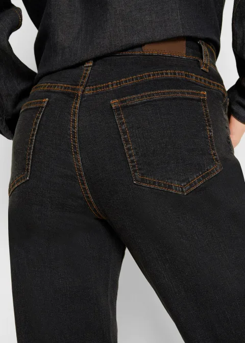 Jean Mom taille mi-haute, long