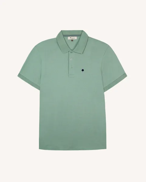 Polo vert clair coton - LUMIGNY