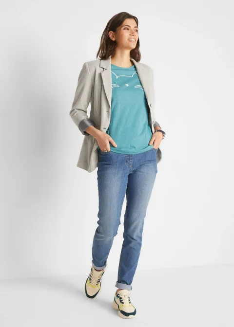 T-shirt avec imprimé chat