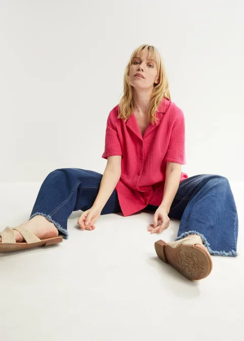 Chemisier en gaze de coton