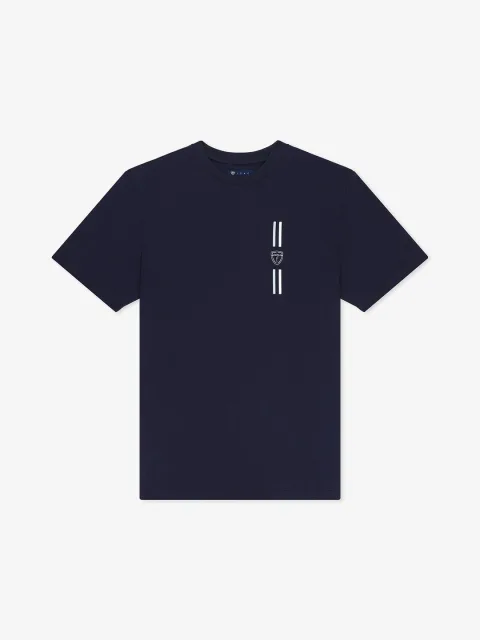 IZAC - T-shirt avec print marine