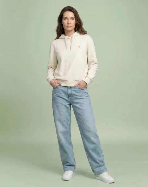 Sweat à capuche - Ecru - Blanc - Taille XS - Lemahieu