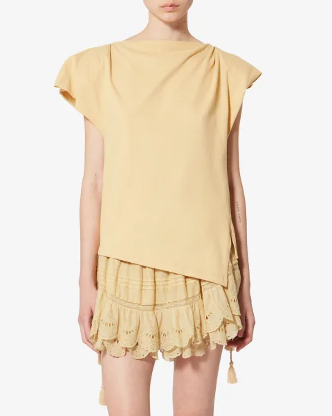 Tee Shirt Sebani - Femme - Jaune Pâle - Taille L