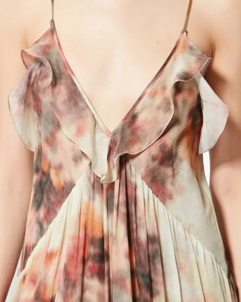 Robe Vasmila - Femme - Beige - Taille 44 - Marant Étoile