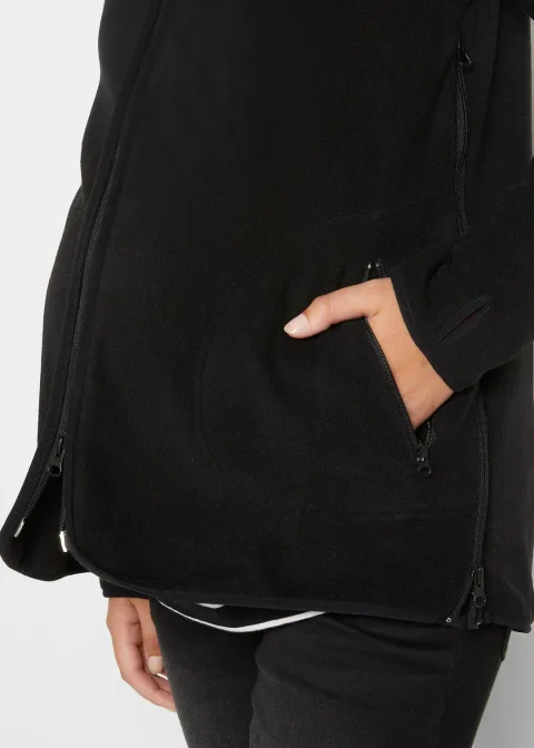 Veste de grossesse en polaire avec fonction portage
