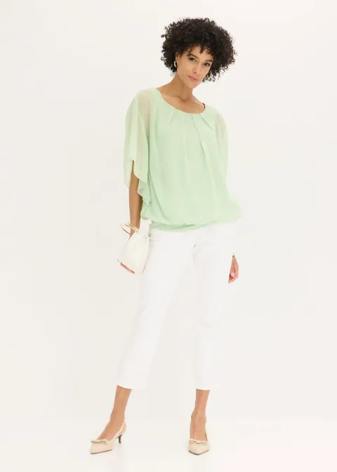 Blouse en mousseline