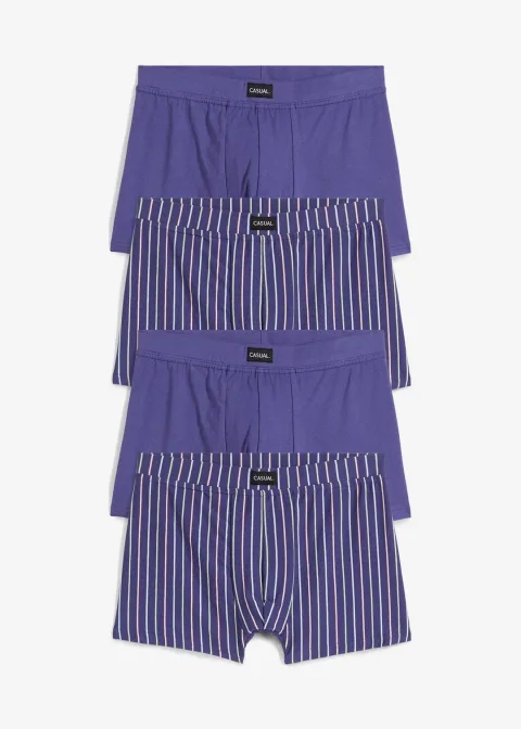Lot de 4 boxers coton