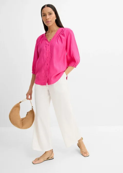 Chemisier doux et oversize
