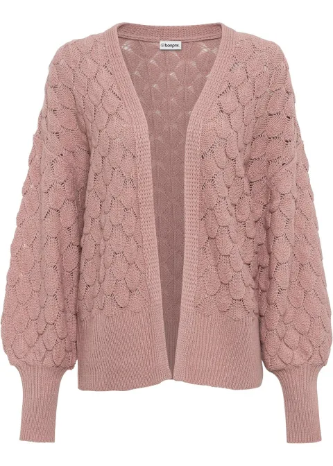 Gilet en maille ajouré