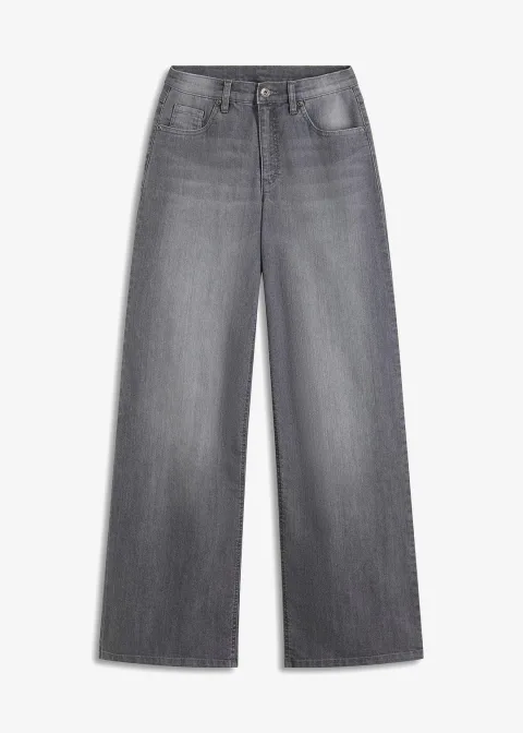 Jean large taille haute