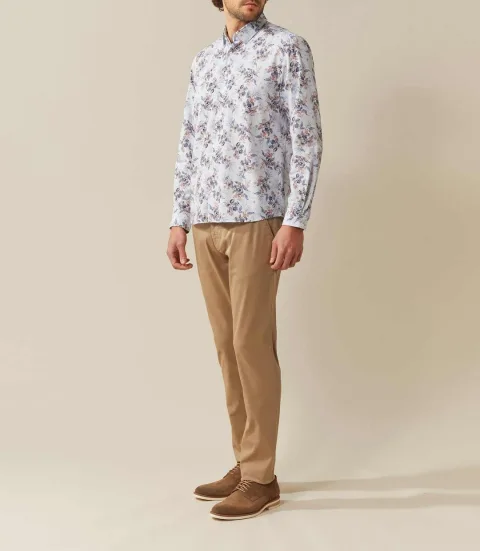 IZAC - Chemise casual Bleu-ciel ''Thibo''