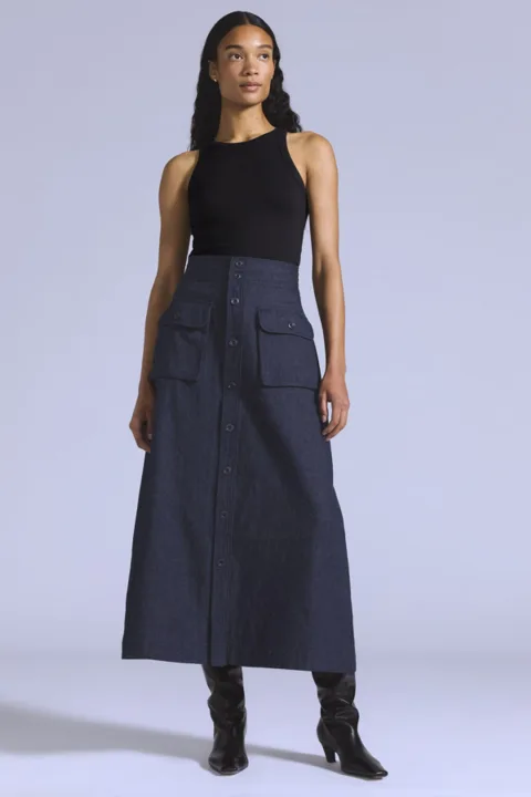 Levi's Jupe Mariner - Femme - Bleu / Rinse - XS