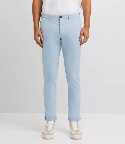 IZAC - Pantalon slack bleu ciel