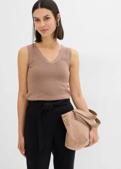 Pantalon léger à taille élastiquée