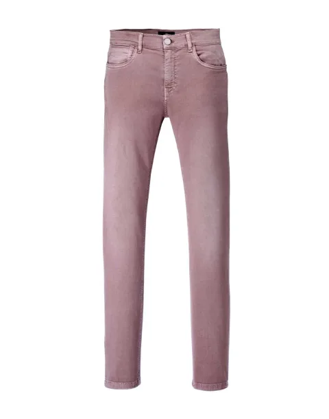 IZAC - Jean slim vieux rose ''Denada''