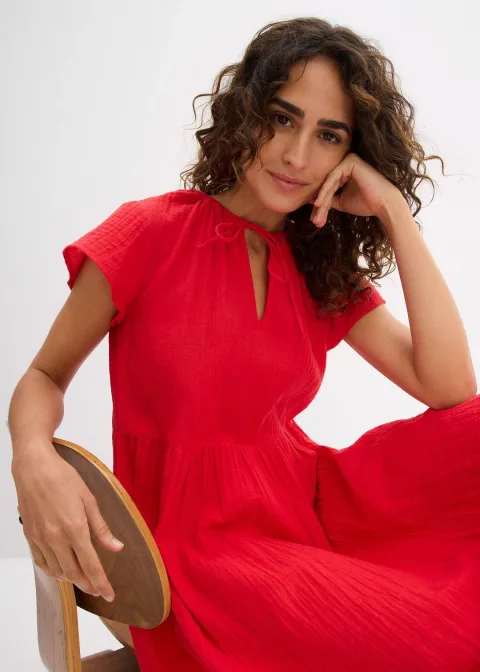 Robe douce en gaze de coton