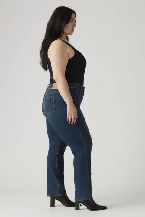 Levi's Jean 314 Galbant Straight (grandes Tailles) - Femme - Bleu / Darkest Sky - 22S