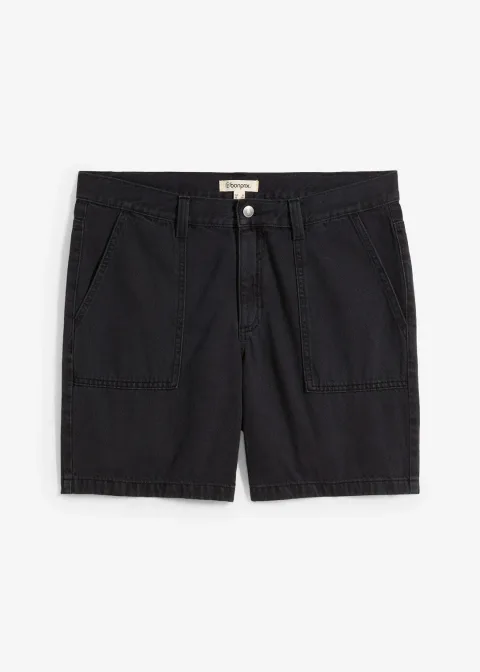 Short en twill 100% coton, loose