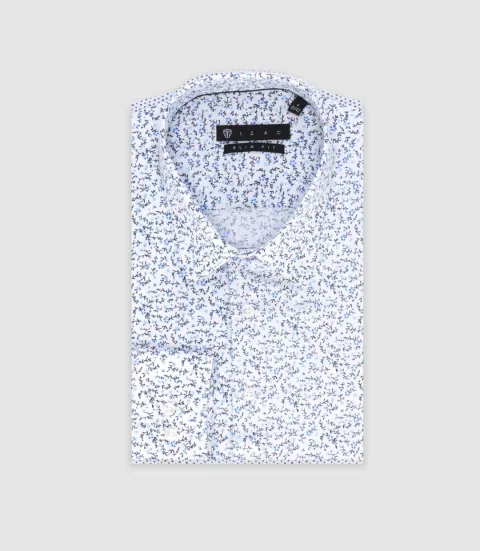 IZAC - Chemise ville bleu ''Tifast019''