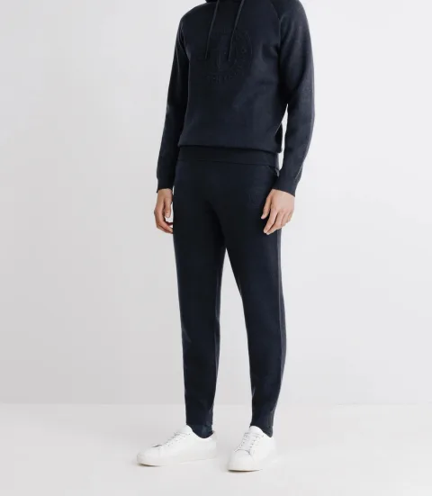 IZAC - Pull à capuche marine