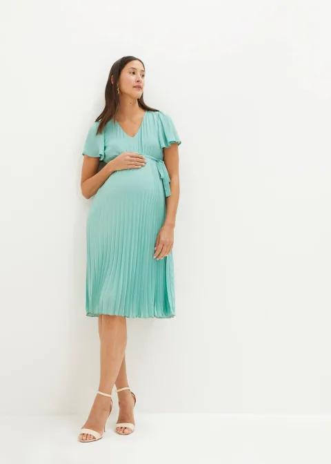Robe de grossesse en crêpe georgette