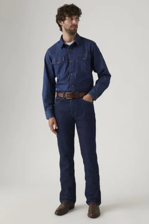 Levi's Jean 537 Western Bootcut - Homme - Bleu / Rocky Rinse - 38X34