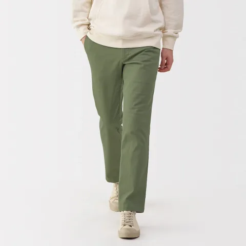 Pantalon Chino en coton stretch coupe slim pour homme