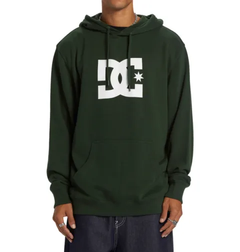 Star - Sweat à capuche Vert Homme