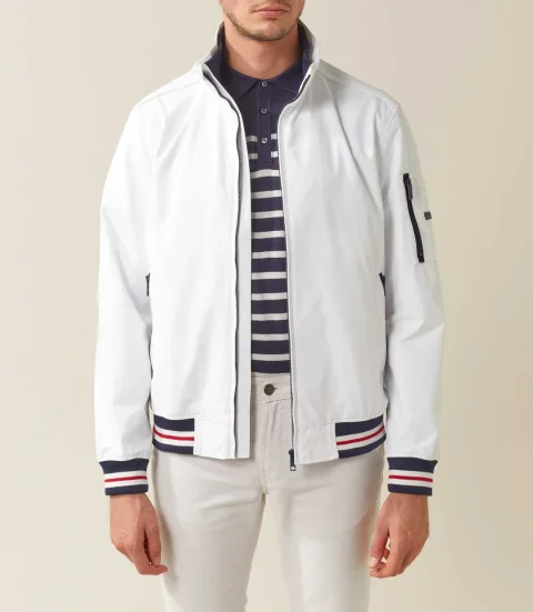 IZAC - Blouson leger blanc ''Kevin''