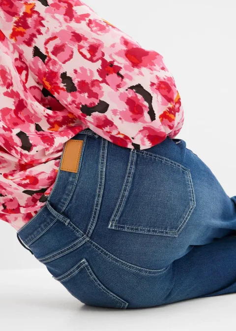 Jean large taille haute