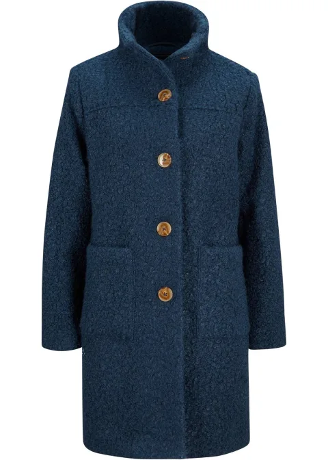 Manteau en bouclé avec poches