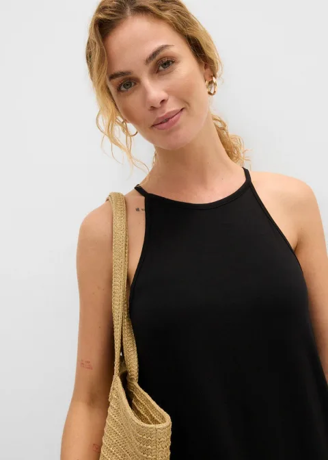 Robe fluide en jersey lyocell extensible