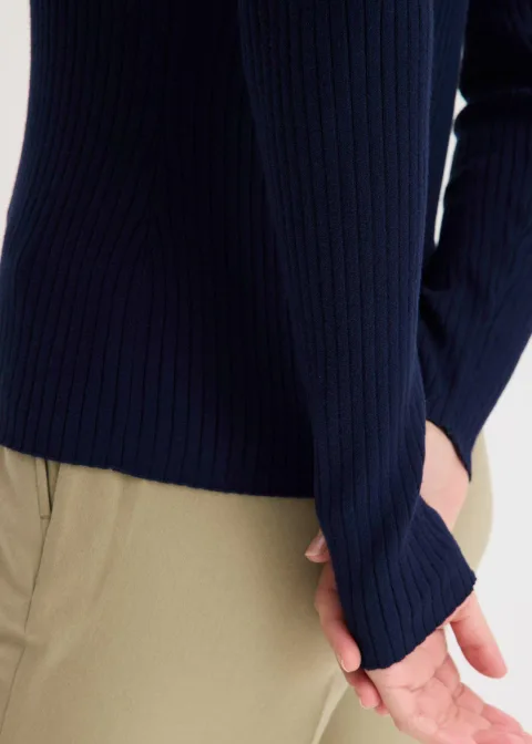 Polo en fine maille à boutons