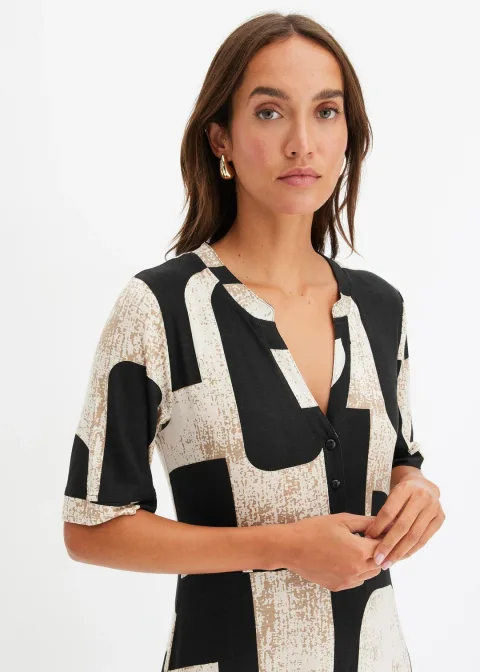Robe longue en viscose extensible douce