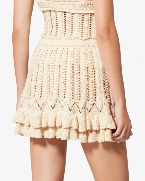 Jupe Nelle - Femme - Écru - Taille 42 - Marant Étoile