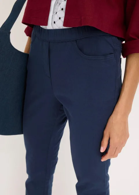 Pantalon 7/8 à taille élastiquée