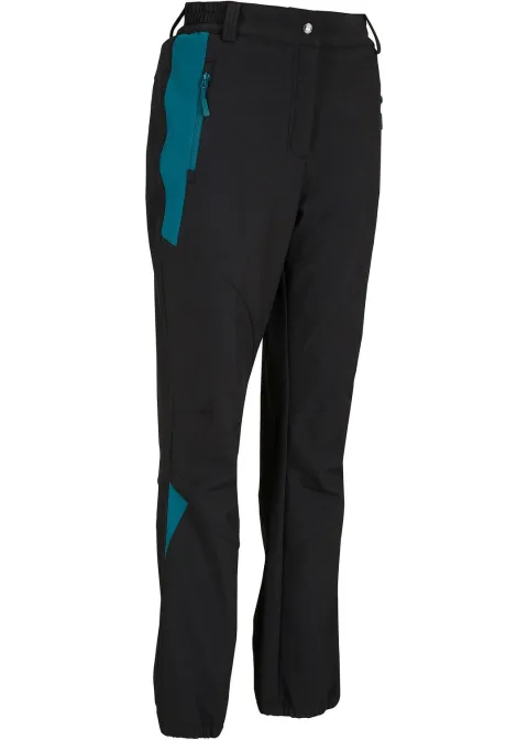 Pantalon softshell imperméable, coupe droite