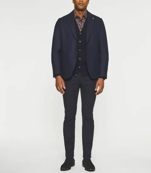IZAC - Veste à deux boutons marine DOLCE