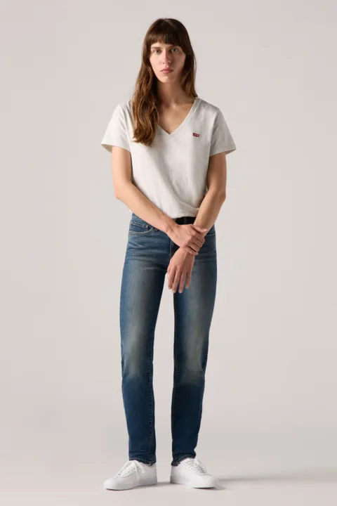 Levi's Jean Slim Shapping 312 - Femme - Bleu / Darkest Sky - 33X32
