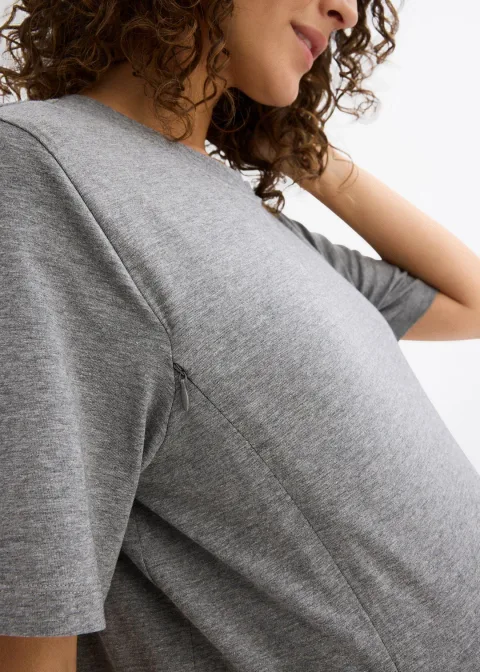 T-shirt de grossesse avec fonction d’allaitement discrète